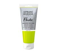 Lefranc Bourgeois Flashe Acrylique Tube 80ml Jaune Fluo
