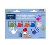 Lefranc Bourgeois Fun - Ensemble de peinture - 5 parties - gouache - 5 couleurs - rouge, bleu, vert, orange, blanc - 80 ml G