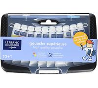 Lefranc Bourgeois Gouache Boite Collège 10X10Ml + Pinceau