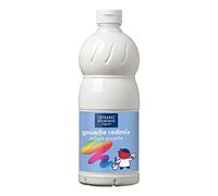 Lefranc & Bourgeois Gouache liquide Redimix pour enfants Bouteille 1 L Blanc