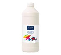 Lefranc Bourgeois - Gouache liquide Essentiel pour enfants - Bouteille 1L - Blanc
