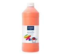 Lefranc Bourgeois - Gouache liquide Essentiel pour enfants - Bouteille 1L - Orange