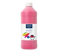 Lefranc Bourgeois - Gouache liquide Essentiel pour enfants - Bouteille 1L - Rose