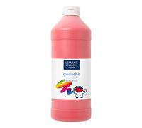 Lefranc Bourgeois - Gouache liquide Essentiel pour enfants - Bouteille 1L - Rouge primaire