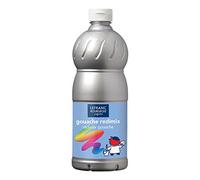 Lefranc Bourgeois - Gouache liquide Redimix pour enfants - Bouteille 1L - Argent