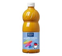 Lefranc Bourgeois - Gouache liquide Redimix pour enfants - Bouteille 1L - Ocre jaune