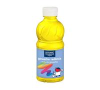 Lefranc Bourgeois - Gouache liquide Redimix pour enfants - Bouteille 250ml - Jaune primaire