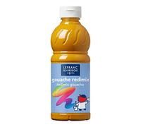 Lefranc & Bourgeois – Gouache liquide REDIMIX – pour enfants – Ocre jaune – 500 ml