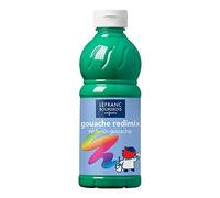 Lefranc Bourgeois - Gouache liquide Redimix pour enfants - Bouteille 500ml - Vert franc