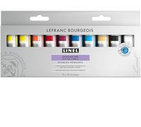 Lefranc Bourgeois Linel Gouache Extra-Fine 10X14ml Mix Set Double Couleur Primaire