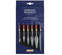 Lefranc Bourgeois - Lot de couteaux à palette - 6 parties - taille : 1, 4, 5, 10, 16, 21 G
