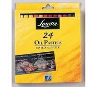 Lefranc & bourgeois louvre assortiment de 24 pastels à lhuile G