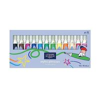 Lefranc Bourgeois - Magic Brush, applicateur de gouache pour enfants - Boîte de 12x15ml