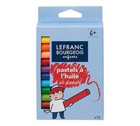 Lefranc Bourgeois - Pastels à l'huile pour enfants - Boîte de 12 x 8mm