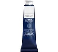 Lefranc Bourgeois - Peinture - peinture à l'huile - blanc titane - opaque - fine - 40 ml Blanc G