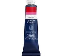 Lefranc Bourgeois - Peinture - peinture à l'huile - rouge primaire - semi-opaque - fine - 40 ml Rouge G