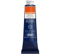 Lefranc Bourgeois - Peinture - peinture à l'huile - teinte orange de cadmium - semi-opaque - fine - 40 ml Orange G