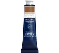 Lefranc Bourgeois - Peinture - peinture à l'huile - terre de Sienne naturelle - opaque - fine - 40 ml G