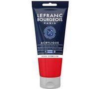 Lefranc & Bourgeois - Peinture - peinture acrylique - rouge vermillon - satin - fine - 80 ml G