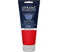 Lefranc Bourgeois - Peinture - peinture acrylique - rouge vermillon - semi-opaque - satin - fine - 200 ml G