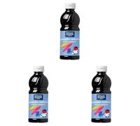 Lefranc Bourgeois Redimix Gouache Liquide 500ml Noir (Lot de 3)