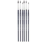 Lefranc Bourgeois Set de 3 pinceaux Petit Gris 4/8/12 Manche Court (Lot de 2)