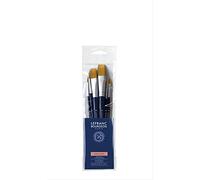 Lefranc & Bourgeois – Set de 6 pinceaux synthétiques, manches courts