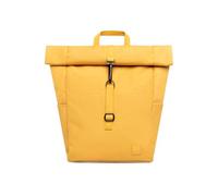 Lefrik - Sac à dos décontracté Roll Mini - Plus de confort - 2 positions, 2 tailles différentes - Tissu 100 % recy co Friendly - Pour ordinateur portable de 13 pouces, Moutarde, Mediano, Urbain