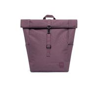 Lefrik - Sac à dos décontracté Roll Mini - Plus de confort - 2 positions, 2 tailles différentes - Tissu 100 % recy co Friendly - Pour ordinateur portable de 13 pouces, Marron (Maroon), Mediano