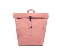 Lefrik - Sac à dos décontracté Roll Mini - Plus de confort - 2 positions, 2 tailles différentes - Tissu 100 % recy co Friendly - Pour ordinateur portable de 13 pouces, Rose poudré, Mediano