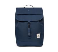 Lefrik - Sac à Dos Féminin Décontracté à Fermeture Métallique, Pratique et Sûr - Tissu 100% Recyclé - Durable - Pour votre Quotidien ou la Découverte de Nouvelles Villes - 19L - Couleur Métal Navy