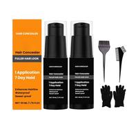 Lefron Hair Concealer, Lefron Magic Hair Concealer 2.0, Instant Hair Concealer Cream, Instantly Cover Grey Roots Waterproof and Sweatproof (2 Pcs)
