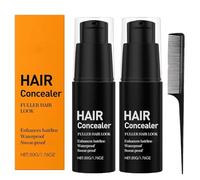 Lefron Magic Hair Concealer 2.0 Crème anti-cernes instantanée, imperméable pour une couverture durable, couvre instantanément les racines grises (2 pièces)