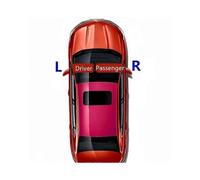 (Left and right)Compatiblewide Angle Heated Car Mirror Glass For Honda Fit (2009 10 11 12 13 ) Jazz (2011-2013) Crz