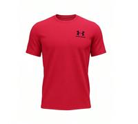 Left Chest Logo Men's Short Sleeve Red L,M,S,XLLettresÉtoffe