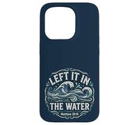 Left in The Water Matthew 28:19 Christian Baptism Coque pour iPhone 15 Pro