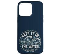 Left in The Water Matthew 28:19 Christian Baptism Coque pour iPhone 15 Pro Max