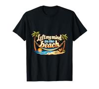 Left My Mind on The Beach Fête de Vacances permanente T-Shirt
