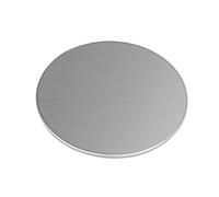 LEFTART 1 Plaque Ronde en Acier Inoxydable 201, for la décoration de la Maison, Disque Circulaire en tôle d'acier, épaisseur du Disque Rond 1 mm(Dia 150mm)