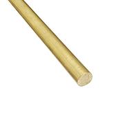LEFTART Matériel de Barre de Tige en Laiton, tiges Rondes Solides de Longueur 450mm, for Le Bricolage, matériau de poignée de Couteau, Tube de Fil Circulaire, modélisation de Tige en Laiton(18mm)