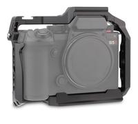 Leftfoto Cage de caméra S5 pour Panasonic LUMIX S5 II - Cadre de protection avec base Arca, rail NATO et filetages ARRI, compatible DJI RS2 - Prise de vue vidéo Vlog
