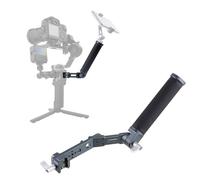 LEFTFOTO Poignée ergonomique en silicone réglable à 360° + support d'extension de poignée compatible avec DJI RS2/RSC2/RS3/RS3 Pro/RS3 mini/RS4 Pro/RS4 mini stabilisateur de cardan avec palme OTAN