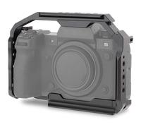 Leftfoto XH2/XH2S Cage pour appareil photo - Cadre en aluminium avec base Arca, rail OTAN, filetage ARRI compatible avec stabilisateur DJI RS pour enregistrement vidéo FujiFilm X-H2/X-H2S Vlog