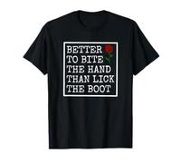 Leftist Socialist Anti-Boot Licker Bootlicker T-Shirt
