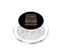 Leftovers are for Quitters - Funny Novelty Ugly Thanksgiving PopSockets PopGrip pour MagSafe