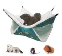 LEFTSTARER Hamac suspendu pour petits animaux de compagnie, furet, lit superpos , cage, jouet pour hamster, rat, planeur sucre, perroquet, coch