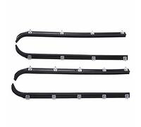 Leftwei 4 Pièces Joints de Feutre de Balayage de Fenêtre AM-41543318 Kit de Coupe-froid de Remplacement Kit de Coupe-froid de Fenêtre de Porte Avant Joint de Garniture en Feutre de