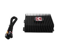 Leftwei Amplificateur de Voiture 80 W X 4 4 Canaux, Amplificateur de Puissance en Cuivre Pur, Transformateur Audio avec qualité Sonore et Résistance aux Chocs Améliorées, Idéal pour Les Systèmes