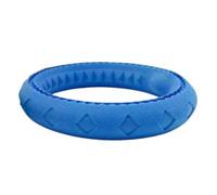 Leftwei Anneau pour Chien, Jouet en Caoutchouc Souple, pour Chiot, Disque Volant, Entraînement Amusant pour Chiens de Grande et Moyenne Taille, Caoutchouc Thermoplastique Respectueux de l'eau, (Bleu
