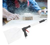 Leftwei Aspirateur Pneumatique, Aspirateur en Matériau Composite Léger avec Interrupteur à Vide Facile à Souffler, Connecteur d'entrée 1/4", Poignée Ergonomique, Comprend des Bouches Remplaçables,